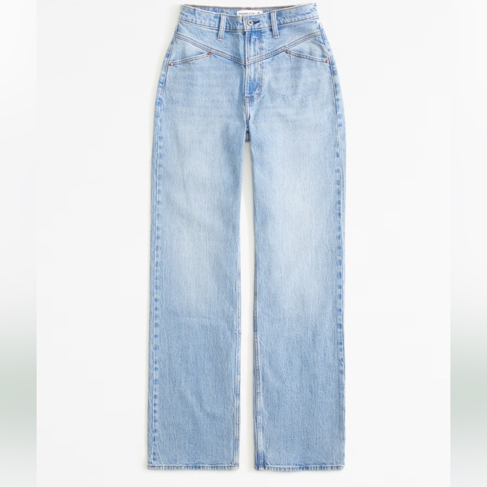 Abercrombie The 90s Relaxed Jean High Rise Curve Love size 30/10 Short